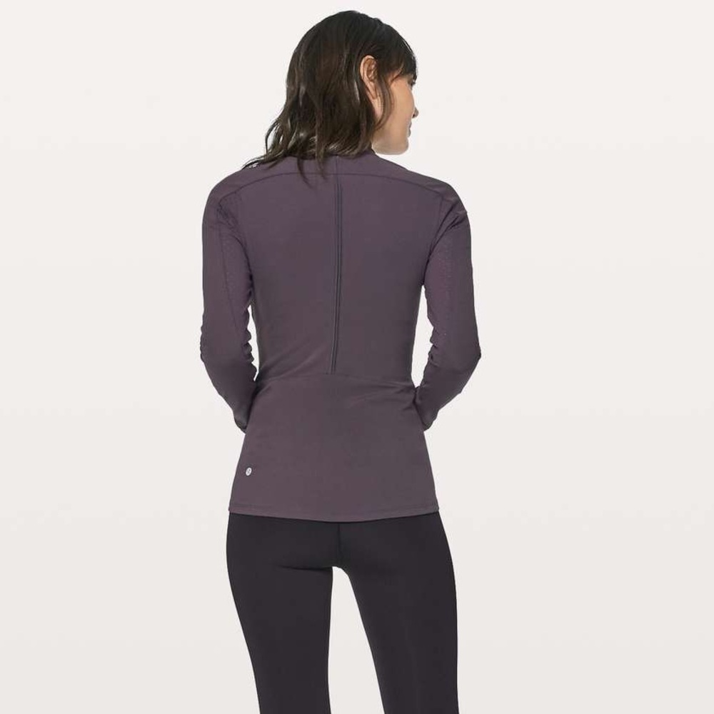 Lululemon Sleek Essentials Jacket Boysenberry Size 4 - Picture 2 of 9